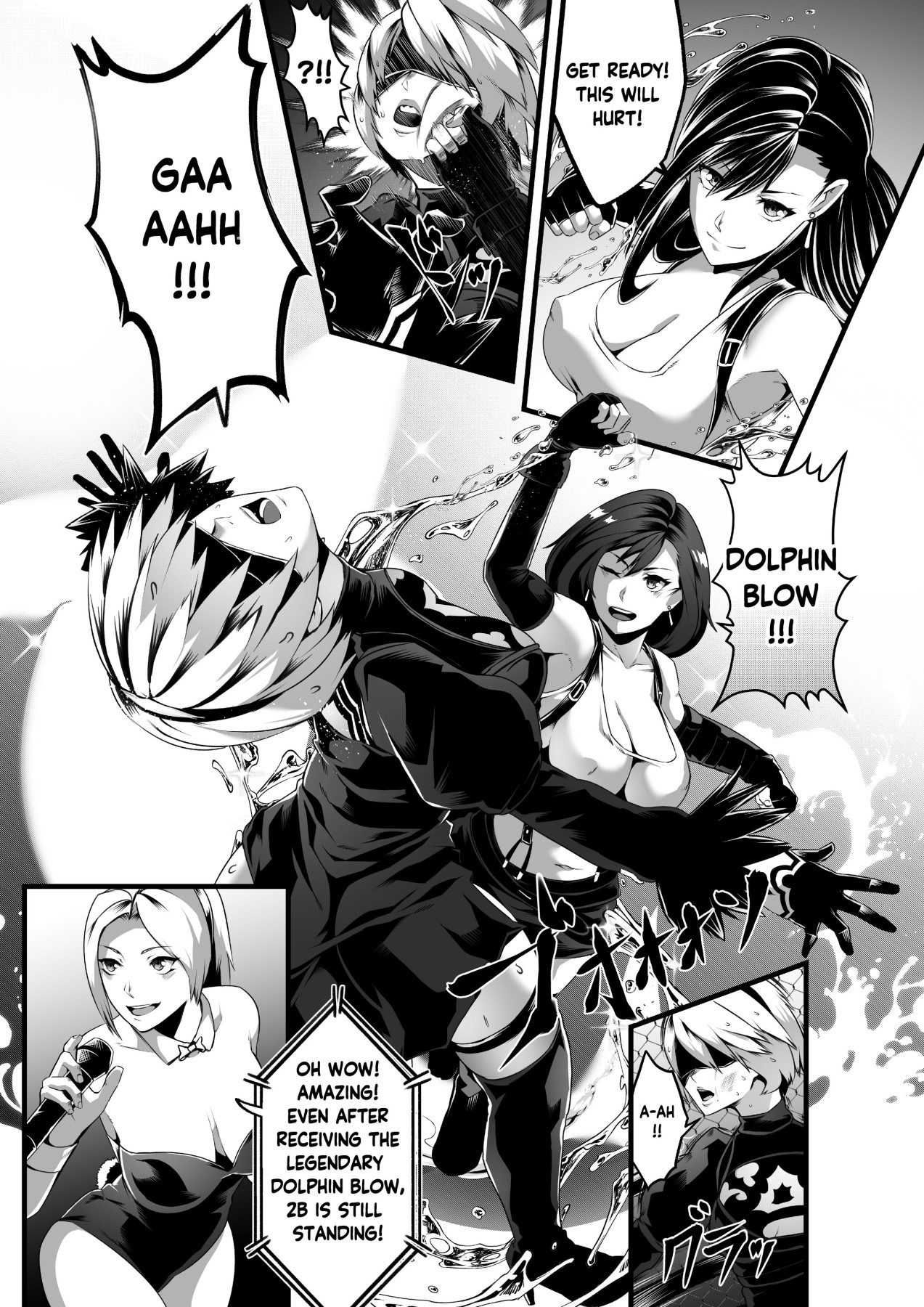 Hentai Manga Comic-Square off! 2B vs Tifa-Read-12